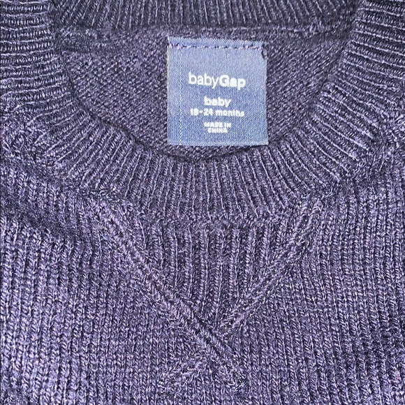 Baby Gap Navy Blue Sweater Size 18-24 Months - Picture 2 of 4